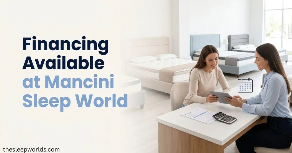 Financing Available at Mancini Sleep World
